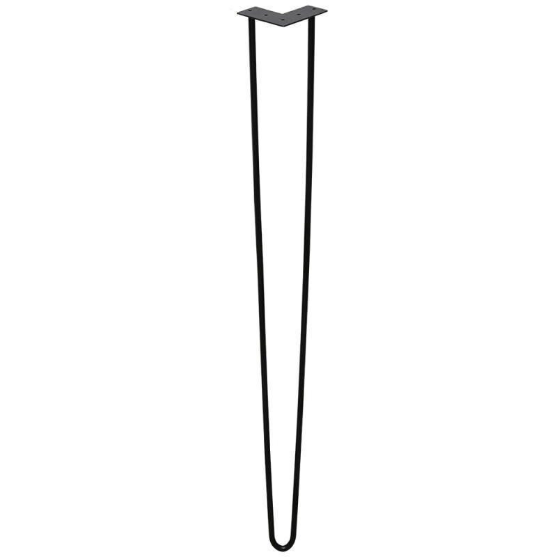 foto del prodotto 4x gambe a perno gambe da tavolo pesanti gambe a perno intercambiabili 2 staffe 72cm