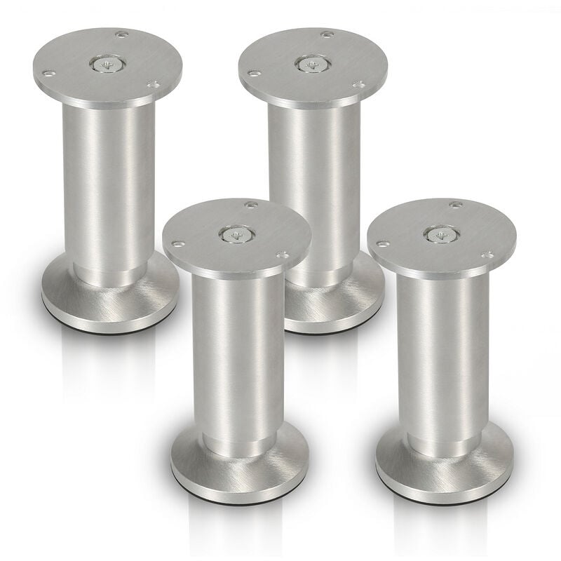 foto del prodotto 4x gambe della mobilia 10cm lega di alluminio gamba di supporto del divano gamba regolabile dell armadio gamba dell armadio gamba del divano gamba
