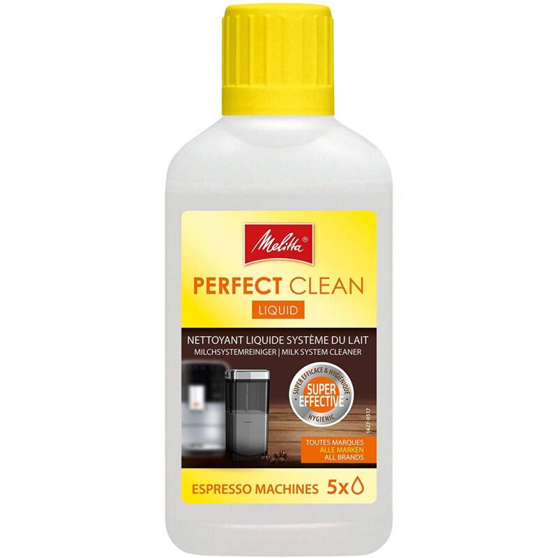 foto del prodotto 4x lait nettoyant melitta 250 ml perfect clean pour machine a caf 