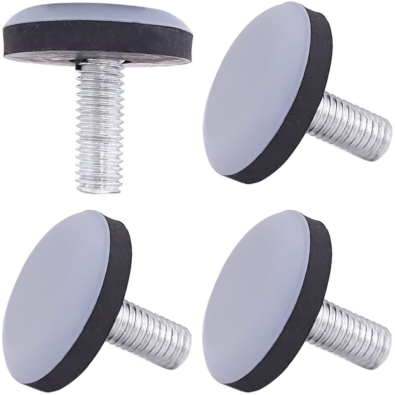foto del prodotto 4x piedini piedi mobili teflon regolabile piede ptfe tondo tavolo protezione pavimento filtrini m8 cyclingcolors