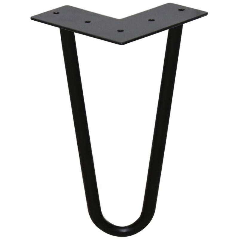 foto del prodotto 4x pin gambe 15cm 2 staffe tavolo gambe hairpin gambe fai da te tavolo glides tavolo da pranzo swanew