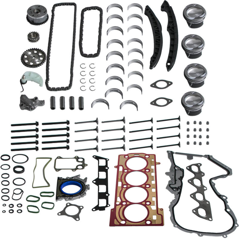 foto del prodotto 4x pistone testa riparazione kit guarnizioni per vw touran tiguan scirocco polo