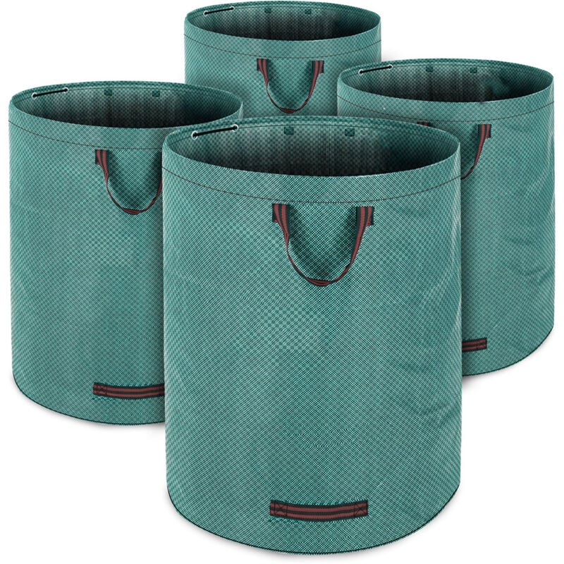 foto del prodotto 4x sacchi da giardino 280 litri, max. carico 50 kg 3 impugnature 4x sacco fogliame gardebruk