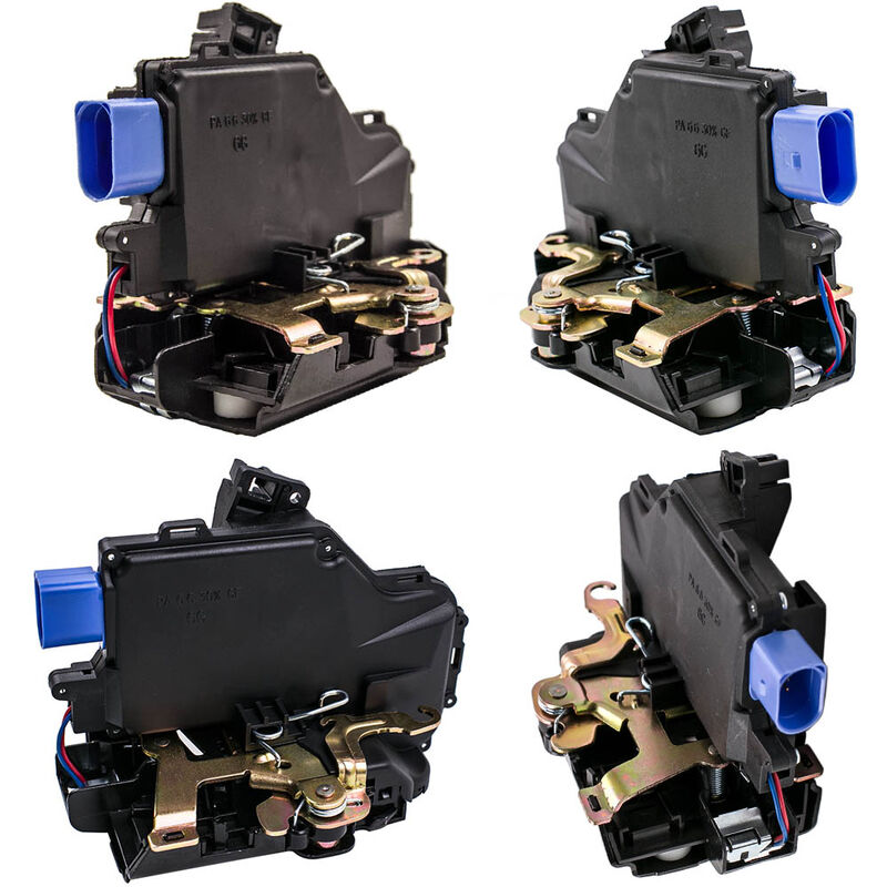 foto del prodotto 4x serratura porta anteriore posteriore per vw golf mk5 3d1837015 6 7l0839015 6