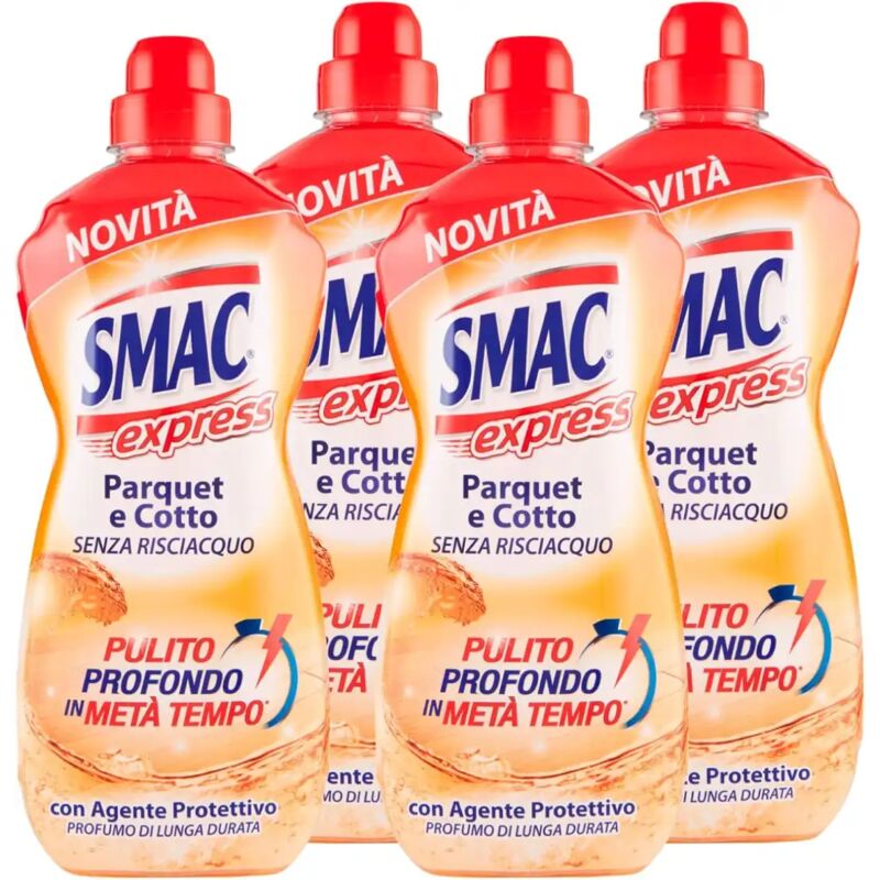 foto del prodotto 4x smac express parquet cotto 1l detergente pavimenti delicati senza risciacquo