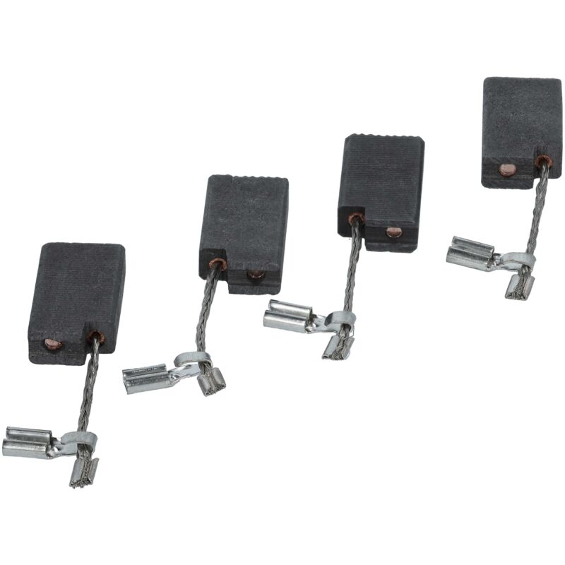 foto del prodotto 4x spazzola carbone 5 x 10 x 17mm compatibile con fein wsg 15-70 inox r. levigatrice a nastro, trapano, smerigliatrice dritta, smerigliatrice - vhbw