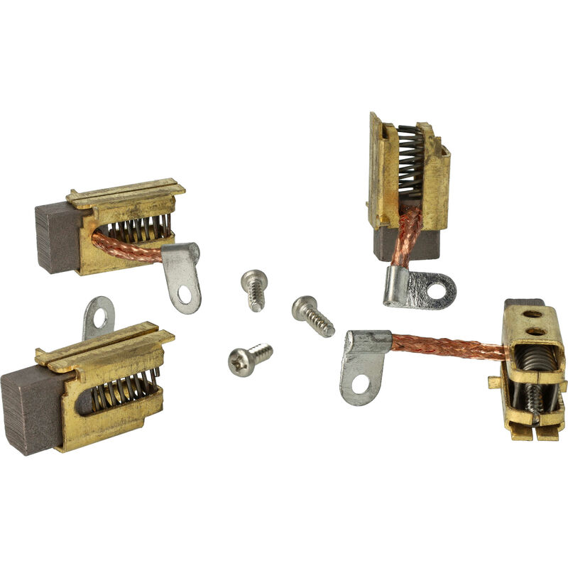 foto del prodotto 4x spazzola in carbone 16,2 x 15,8 x 8,9mm compatibile con mbb palfinger sponda idraulica vhbw