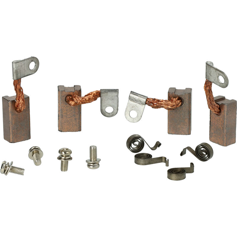 foto del prodotto 4x spazzola in carbone 25 x 13 x 9mm compatibile con om pimespo motori vhbw