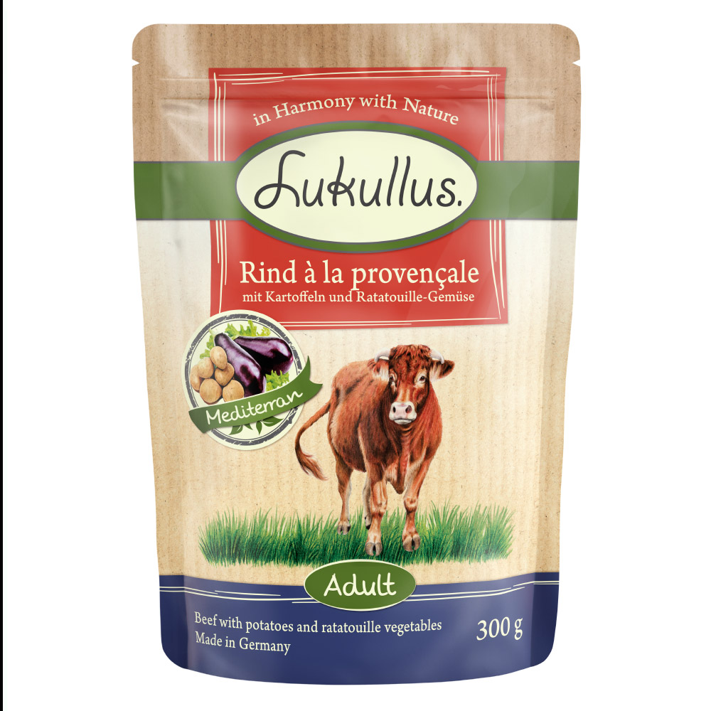 foto del prodotto 5 1 gratis 6 x 300 150 g lukullus naturkost in busta manzo alla provenzale 6 x 300 g