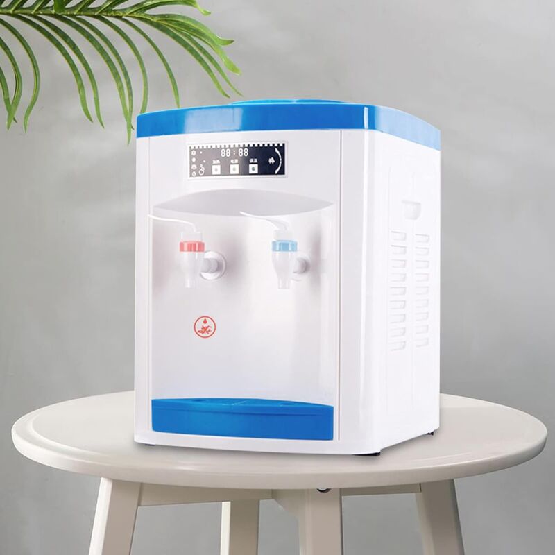 foto del prodotto 5 18 l di acqua bianca blu, macchina elettrica per bere acqua bollente, temperatura normale, 8 15 c di acqua ghiacciata