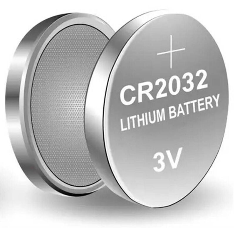 foto del prodotto 5 batterie al litio 3v 150mah bottone cr2032 pile per orologi telecomand - - maxtech