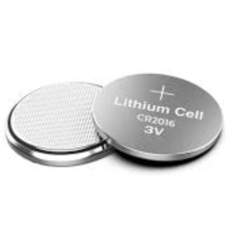 foto del prodotto 5 batterie pile cr2016 3v 75mah batteria a bottone per orologi telecomandi - maxtech