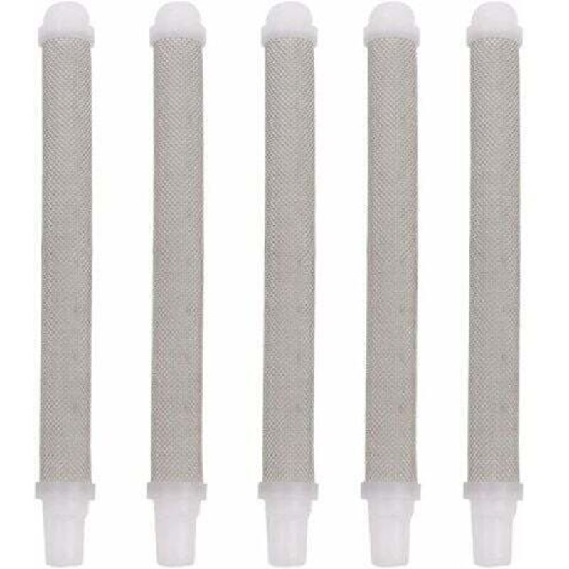 foto del prodotto 5 elementi filtranti per pistola a spruzzo airless da 60 maglie, accessori per ugelli per pistola a spruzzo airless wagner lablanc