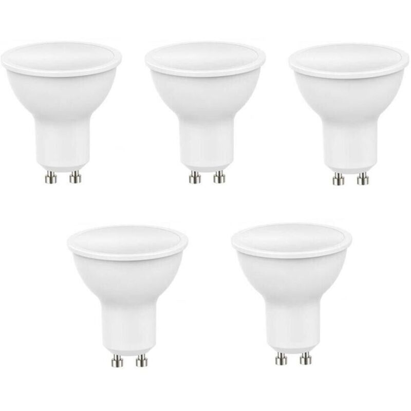foto del prodotto 5 faretti 6 watt faretto led luce naturale lampadina gu10 x lampadario applique