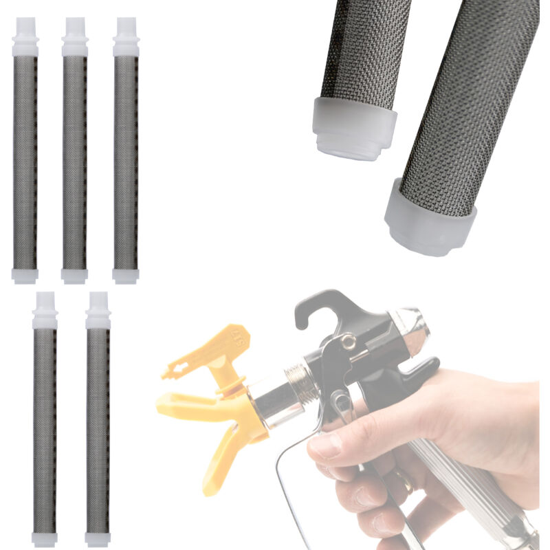 foto del prodotto 5 filtri a dita bianchi da 60 mesh per unit di verniciatura