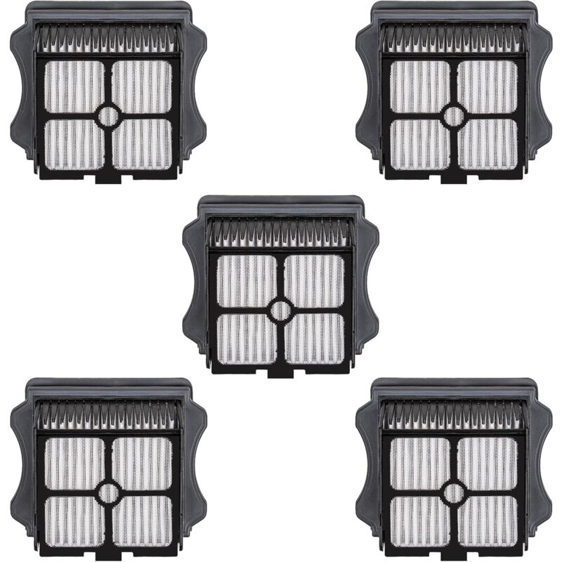 foto del prodotto 5 filtri hepa compatibili con tineco ifloor 3 floor one s3 floor one s5 floor one s5 pro, kit filtro aspirapolvere per umido e secco, parti di