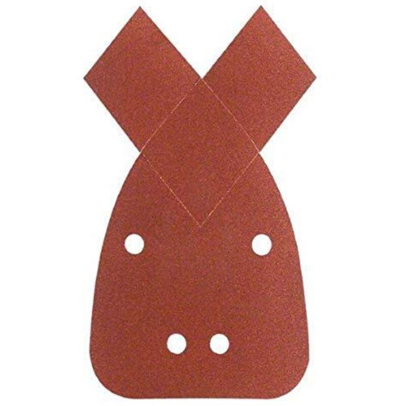 foto del prodotto 5 fogli di levigatura per levigatrice multifunzionale - 95x135, g120, 4fori - bosch