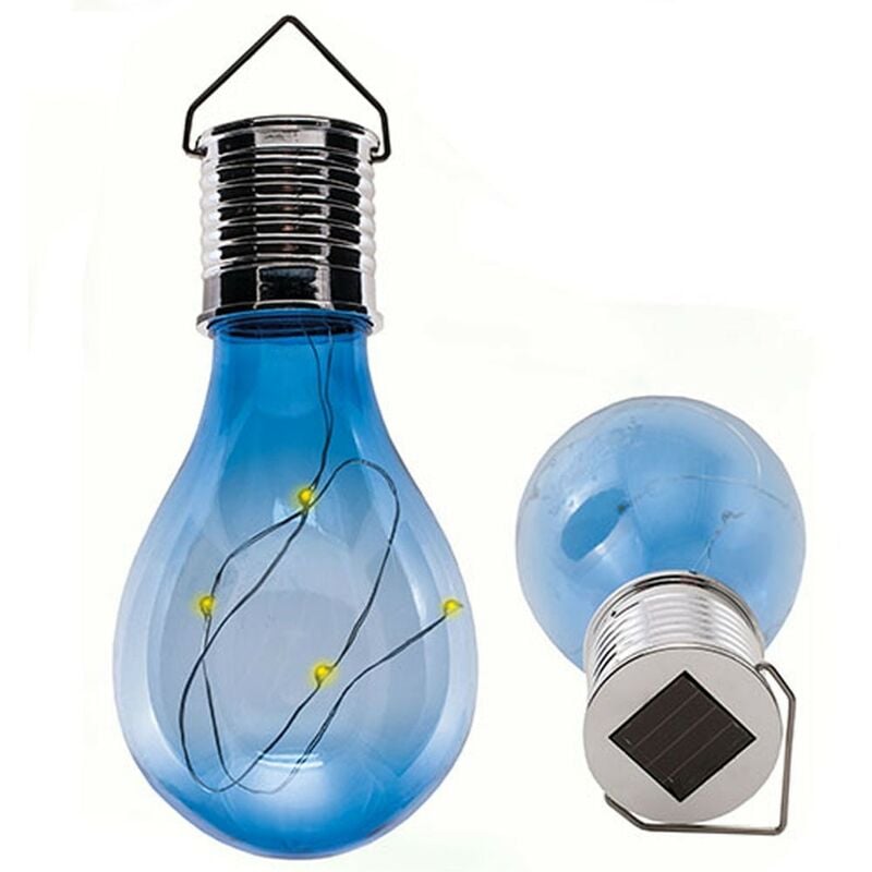 foto del prodotto 5 lampadine luce led catena luminosa esterno interno ricarica solare stringa per decorazioni piante pub ristorante giardino