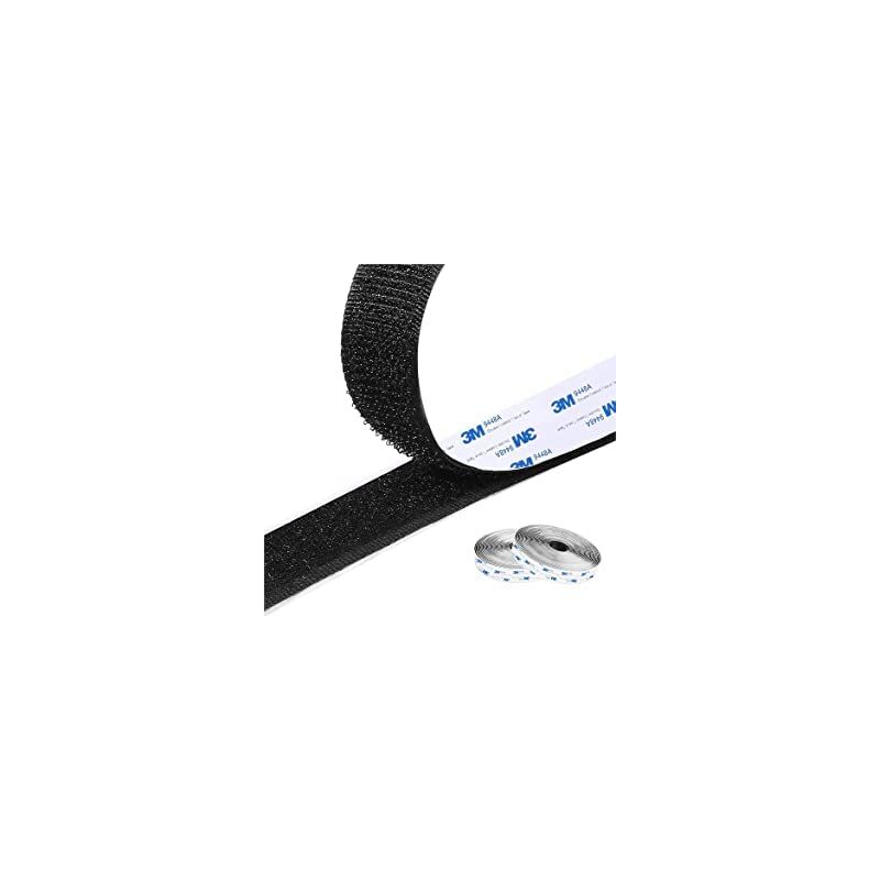 foto del prodotto 5 metri ruban adh sif, velcro autoadesivo, hook loop, bande aggripantes, bande adh sive scratch 5 m x 20 mm 
