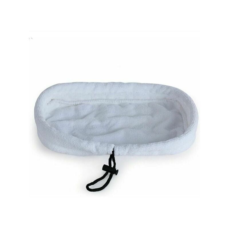 foto del prodotto 5 panni di ricambio universali lavabili in microfibra per mocio a vapore, 27 x 16 cm bianco 