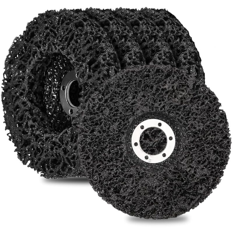 foto del prodotto 5 pezzi 125mm disco per smerigliatrice, disco per la pulizia, disco abrasivo per smerigliatrice angolare, dischi per la pulizia della smerigliatrice
