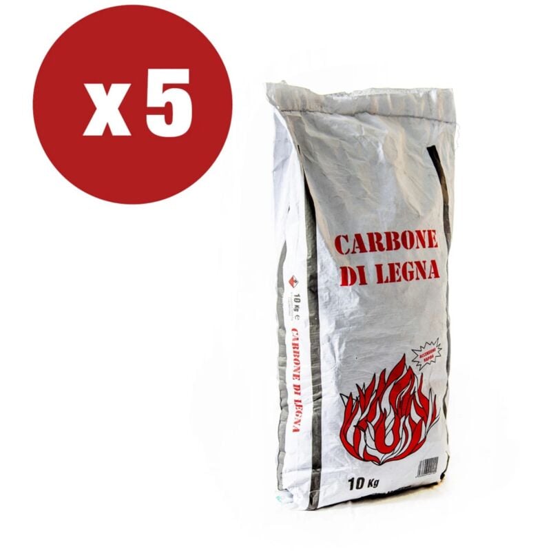 foto del prodotto 5 pezzi carbonella 10 kg