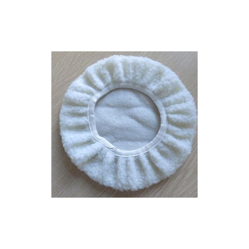 foto del prodotto 5 pezzi cuffia lucidante, 230 250 mm cuffia lucidante cuffia elettrica per auto cuffia in lana tamponi per ceratura per la maggior parte delle