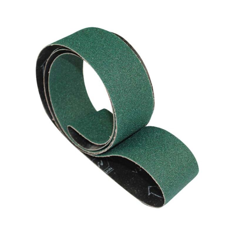 foto del prodotto 5 pezzi nastri abrasivi in zirconia per rettifica metalli grana 80, verde