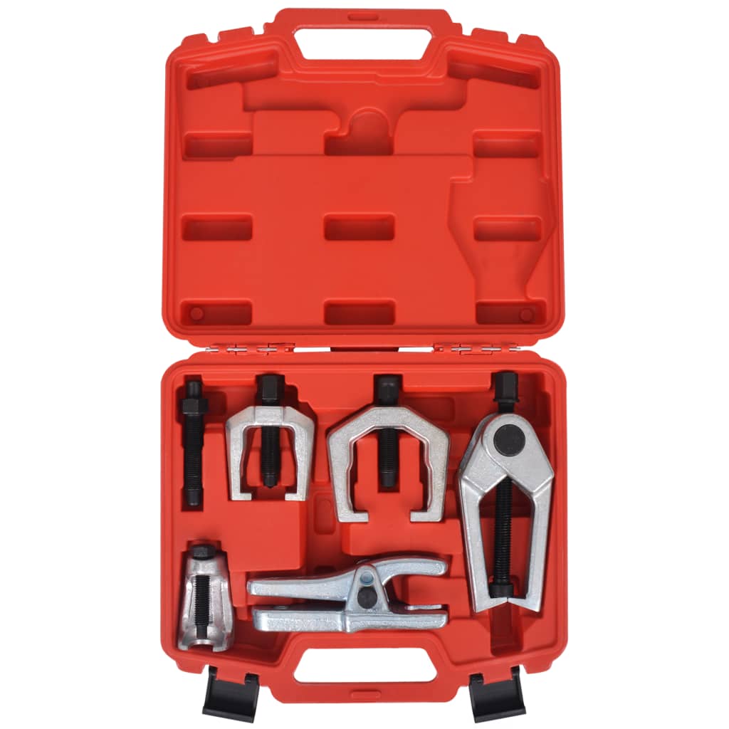foto del prodotto 5 pz set di strumenti di riparazione front end braccio estrattore giunto sferico e tirante manutenzione auto veicolo 02 0004196