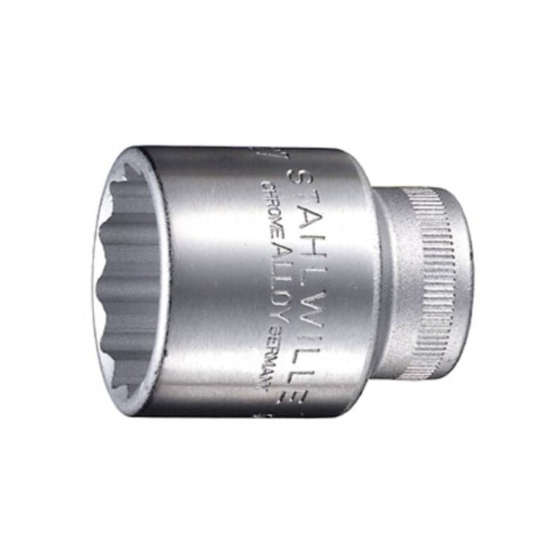 foto del prodotto 50 19 03010019 doppio esagono esterno inserto a bussola 19 mm 1 2 12.5 mm stahlwille