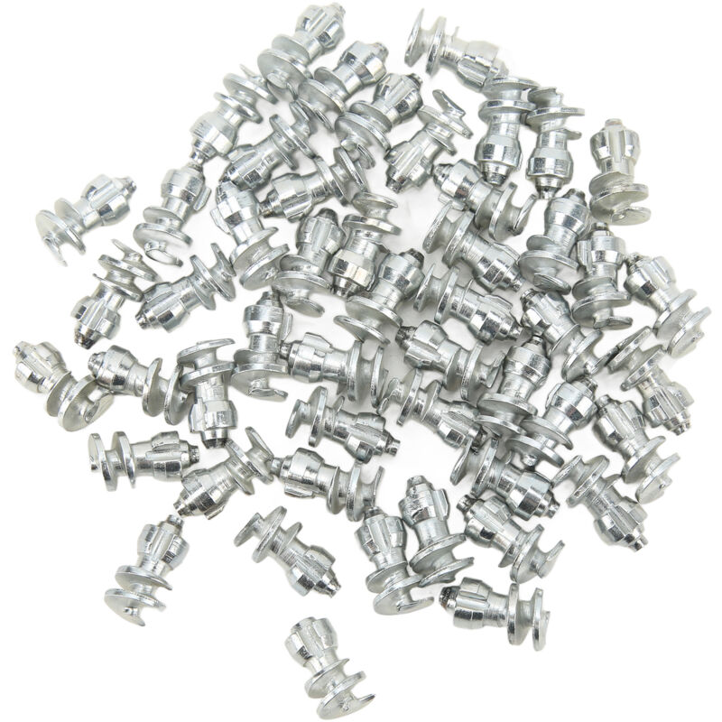 foto del prodotto 50 pezzi avvitati perni per pneumatici antiscivolo pneumatici per biciclette pneumatici per ruote punte da neve per auto camion carrelli elevatori