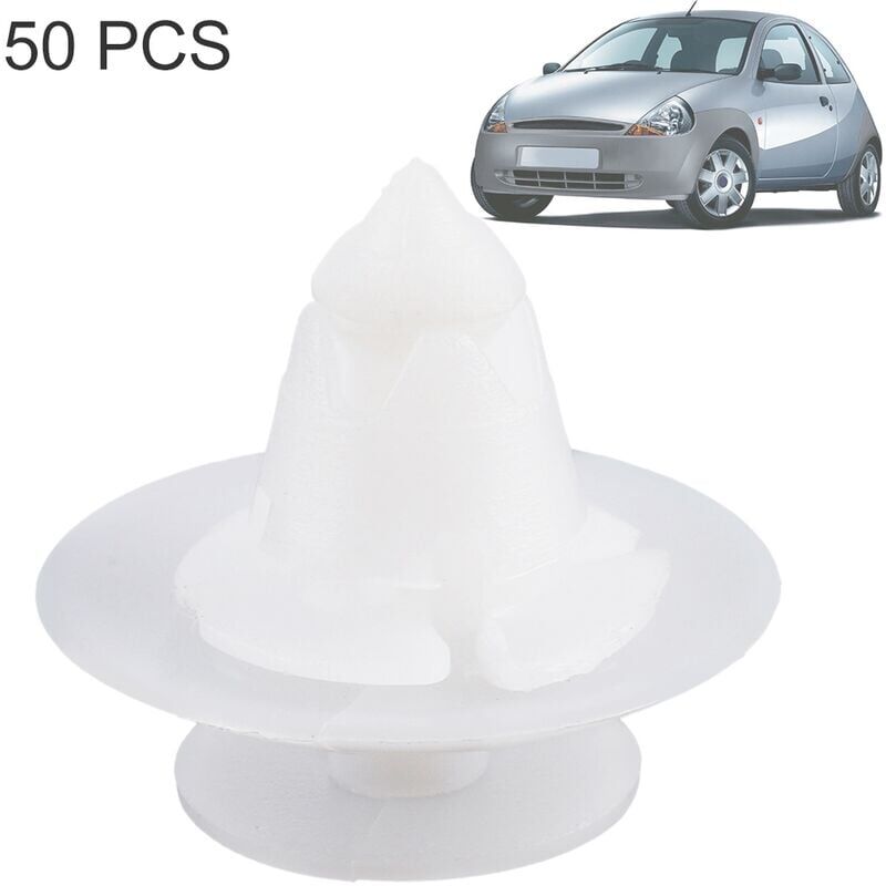 foto del prodotto 50 pezzi di fermaglio per paraurti, clip per paraurti, fibbia per ford ka rb 1038008