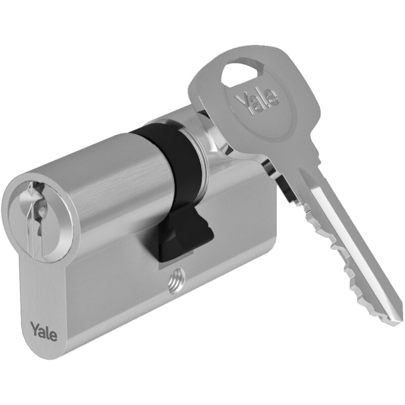 foto del prodotto 500 plus serie euro cilindro doppio 27 27 nichel satinato quantit blister 1 yale
