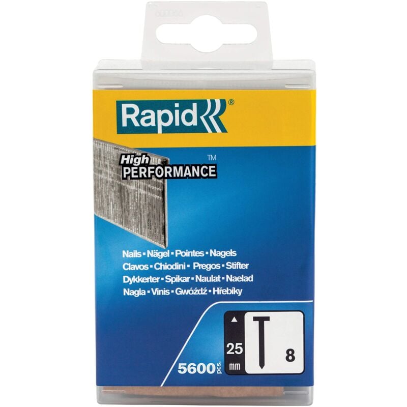 foto del prodotto 5000183 no. 8 chiodi 25 mm, acciaio, 5600 pcs - rapid