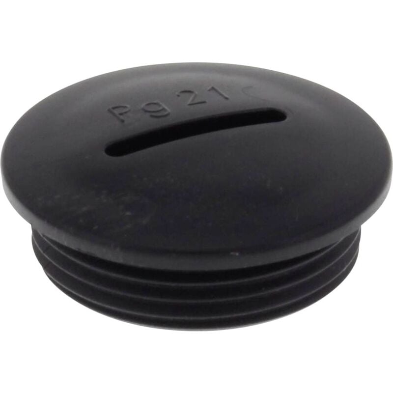 foto del prodotto 50061763 vs 11 tappo a vite antiurto pg11 plastica nero (ral 9005) 100 pz. - wiska