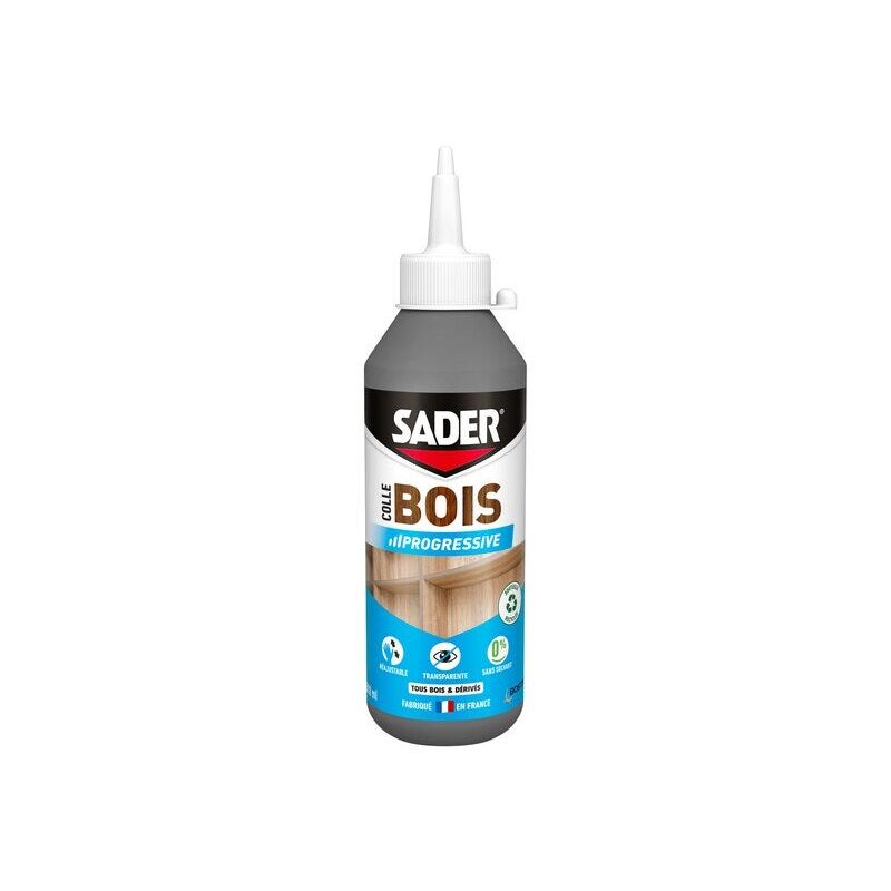 foto del prodotto 500ml colla per assemblaggio di vinile e legno per interni a secco progressivo sader