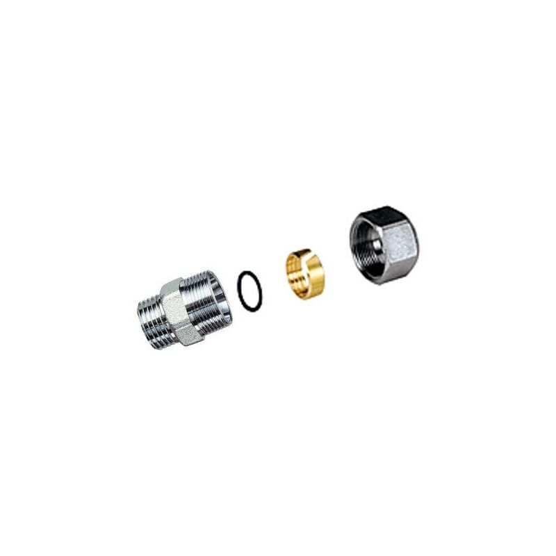 foto del prodotto 5010 nipplo niplex maschio cromato misura 1 2 x 18 5010 12g18