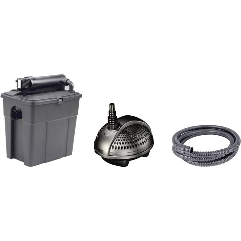 foto del prodotto 50238 multiclear set 5000 kit filtri con sterilizzatore uvc 1500 l h pontec