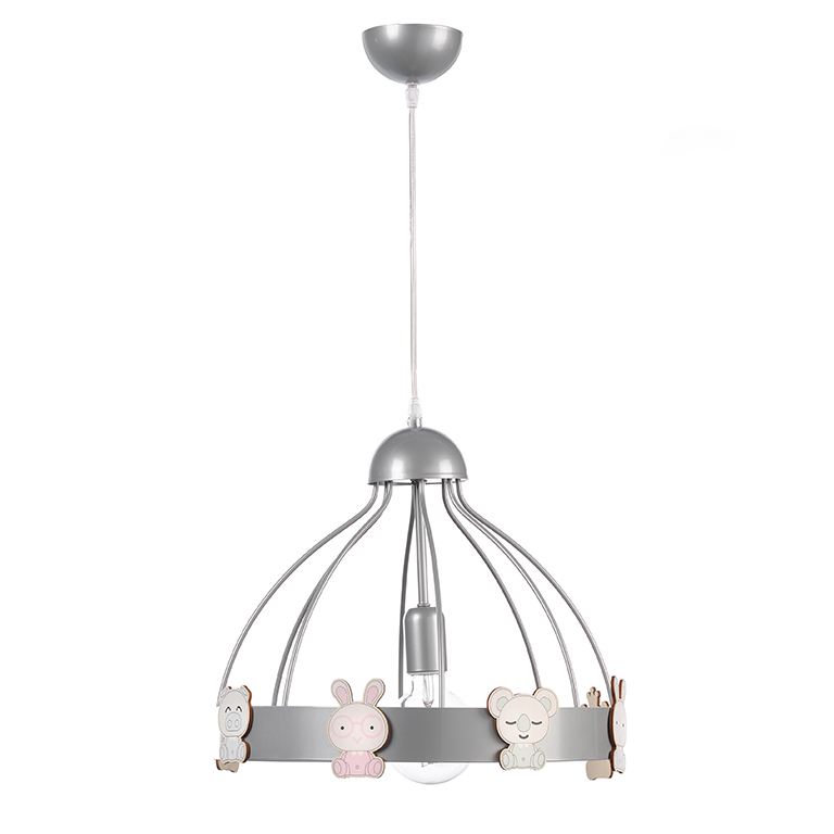 foto del prodotto 5032 sa lampadario in sospensione koki diam. 40 col. argento