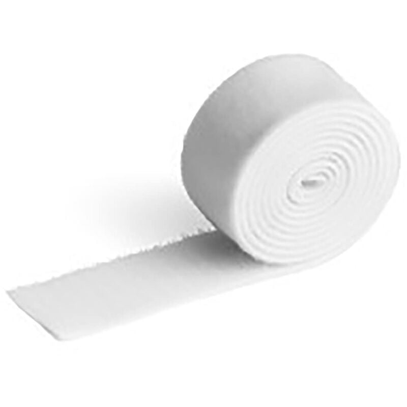 foto del prodotto 503302 cavoline grip 30, nastro fermacavi a strappo, ritagliabile, riutilizzabile, 100 x 3 cm, bianco durable