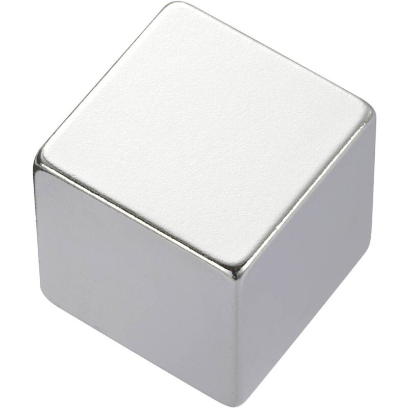 foto del prodotto 505958 magnete permanente cubo l x l x a 20 x 20 x 20 mm n45 1.33 1.37 t temperatura limite max. tru components