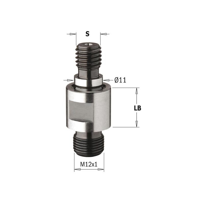 foto del prodotto 506.350.01 attacco filettato s m10 11 lb 35 per punte m12x1 dx