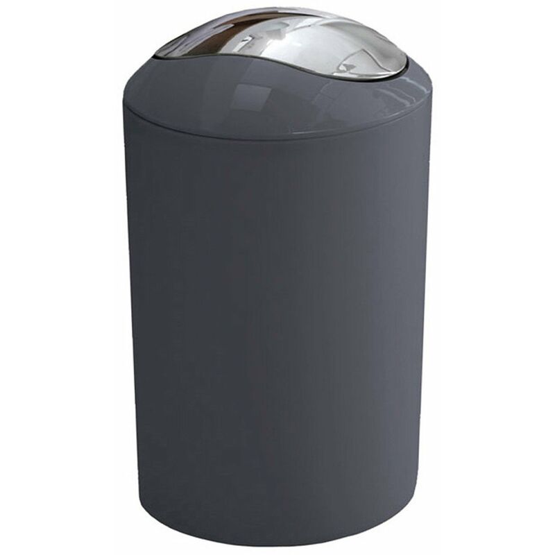 foto del prodotto 5063901858 , pattumiera da bagno, 5 l, grigio anthrazit confezione da 2 kleine wolke
