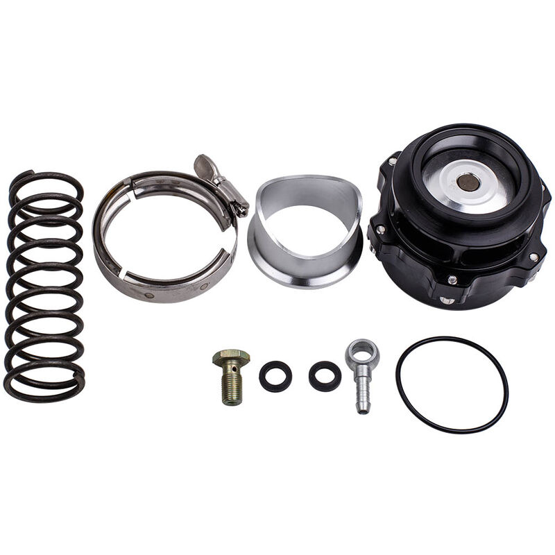 foto del prodotto 50mm v band turbo charger blow off valve bov dump valve with 2 springs new50mm v band turbo charger blow off valve bov dump valve with 2 springs new