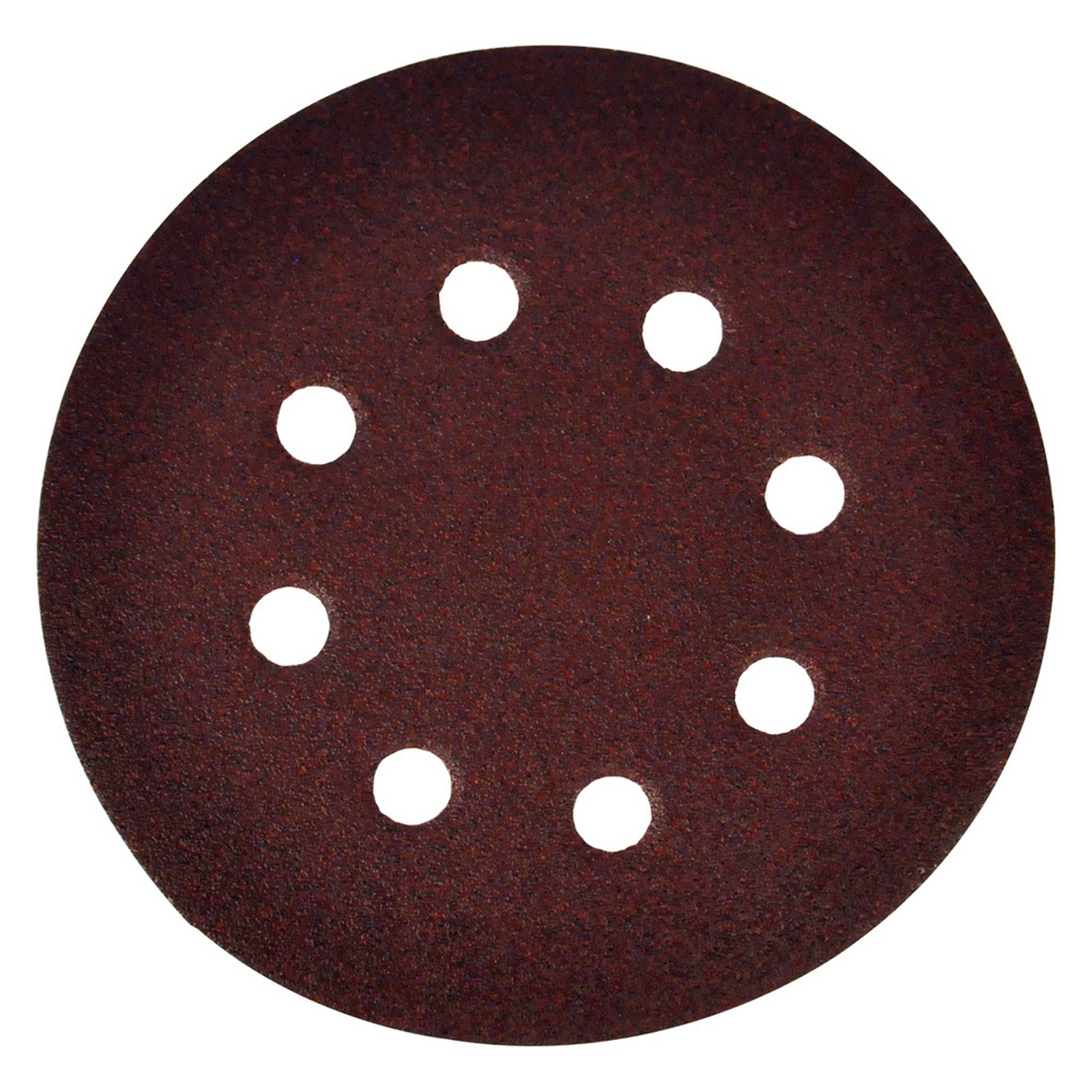 foto del prodotto 50pz disco in carta velcrato 39 39 p64e 39 39 8 fori mm 125 x 0 grana 180 cod ferx.5041342nlm