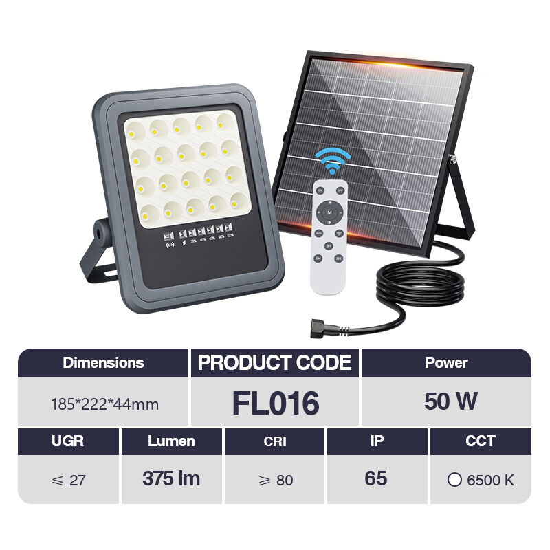 foto del prodotto 50w kosoom led faretto da esterno 185x222x44mm fl016x10pc impermeabile ip65 375lm