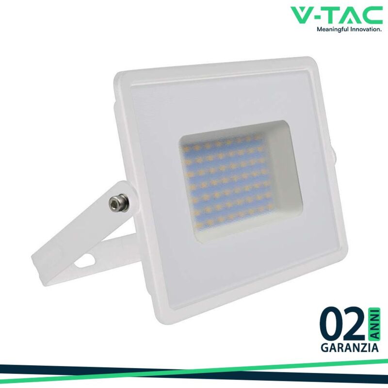 foto del prodotto 50w led proiettore smd e series g2 corpo bianco 4000k luce naturale