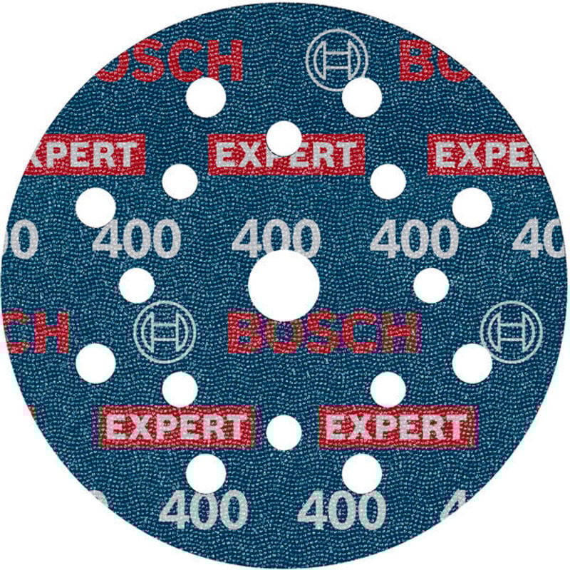 foto del prodotto 50x disco decarta abrasiva expert o780, 125 mm per legno duro, pittura su legno, 125 mm, grana 400, accessori professionali levigatrice