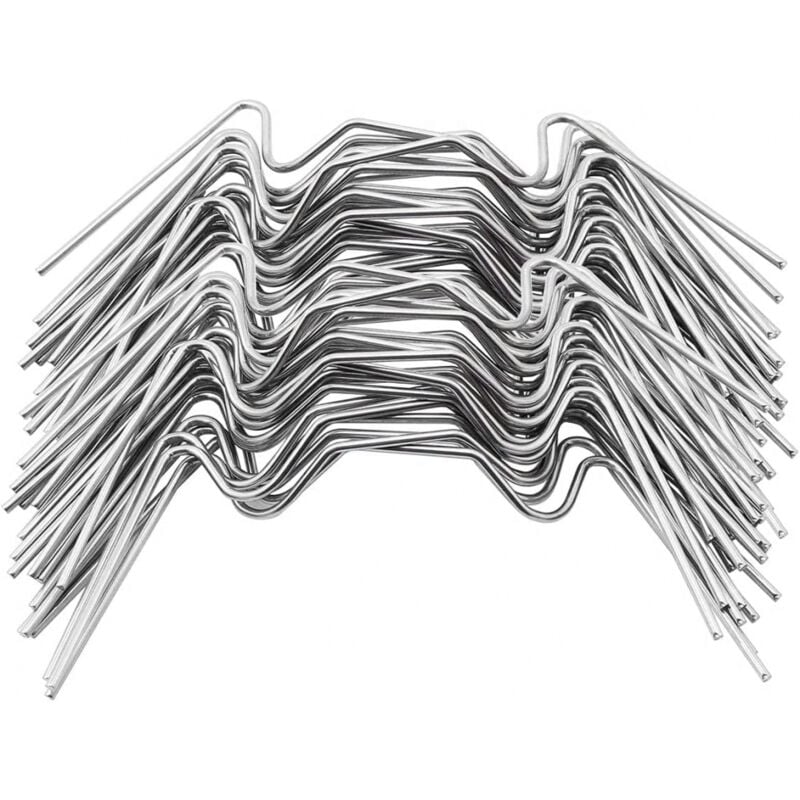 foto del prodotto 50x morsetto in acciaio inossidabile per serra spessore 1,2 mm tipo w per serra in vetro