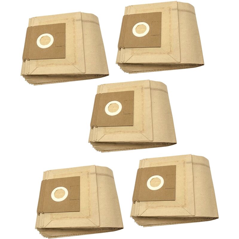 foto del prodotto 50x sacchetti compatibile con k rcher nt 361 eco tea eco ma, nt 361 eco eco te eco m, ntz 361 aspirapolvere in carta, marrone vhbw